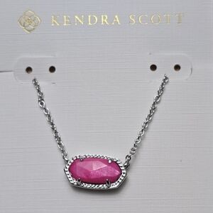 Kendra Scott Elisa Silver Pendant Necklace